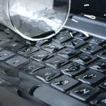 вода върху латпот