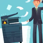 повреден принтер